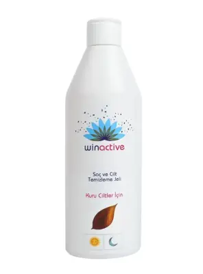Outlet - Beisya Winactive Saç ve Cilt Temizleme Jeli - Kuru Cilt - 250 ml - 1