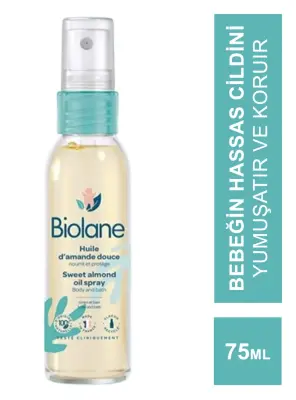 Outlet - Biolane Sweet Almond Oil - Tatlı Badem Yağı - 75 ml - 1