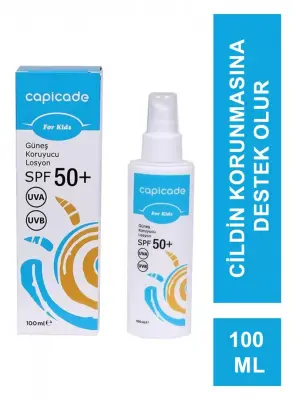Outlet - Capicade Güneş Koruyucu Losyon Kids SPF50+ 100 ml - 1