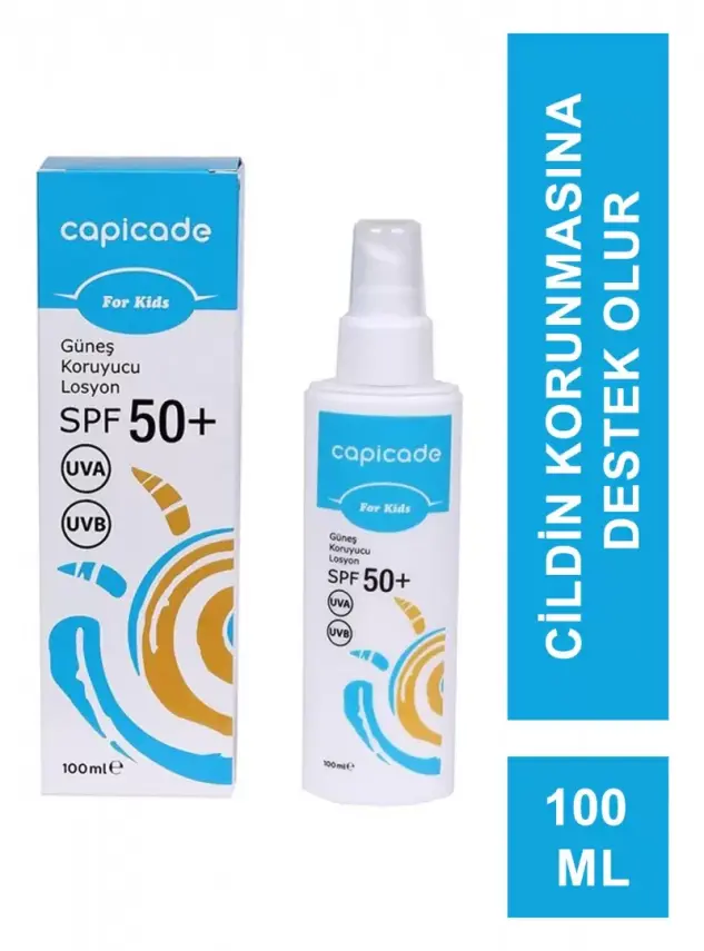 Outlet - Capicade Güneş Koruyucu Losyon Kids SPF50+ 100 ml - 1