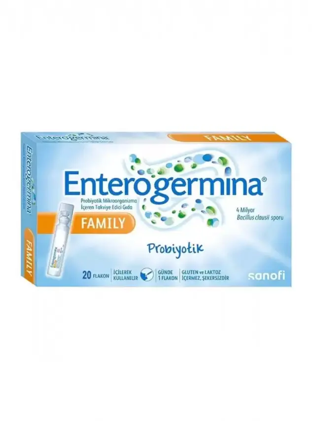 Outlet - Enterogermina Family Probiyotik - 5 ml x 20 Flakon - - 1