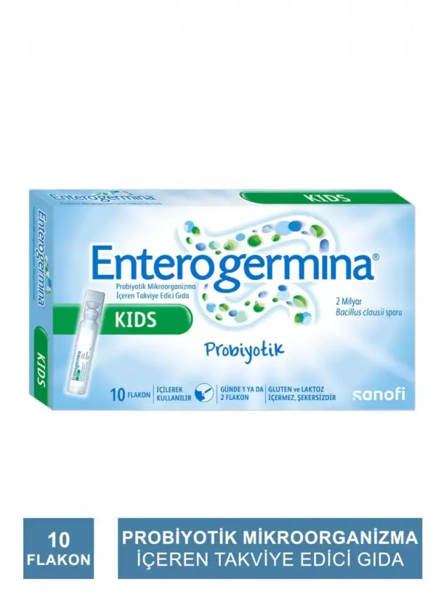 Outlet - Enterogermina Pediatrik Kids 2-10 Yaş 5 ml × 10 Flakon - 1
