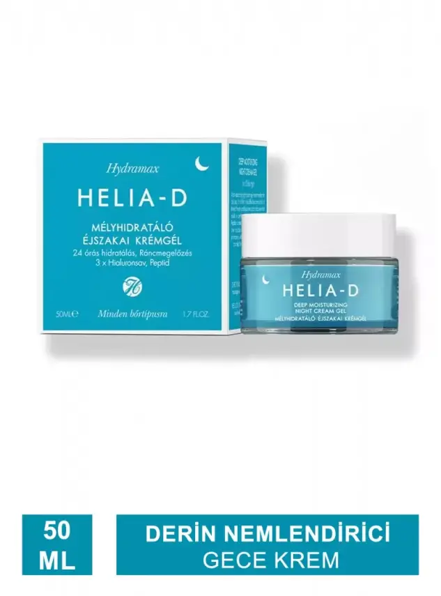 Outlet - Helia-D Hydramax Derin Nemlendirici Gece Krem Jel -Tüm Ciltler için- 50 ml - 2