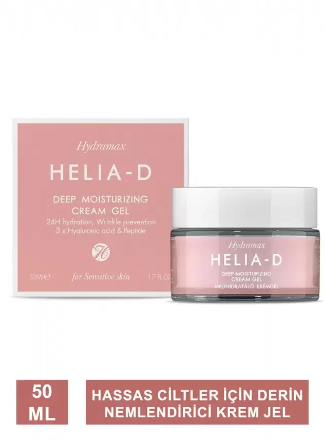 Outlet - Helia-D Hydramax Derin Nemlendirici Krem Jel -Hassas Ciltler için- 50 ml - 2