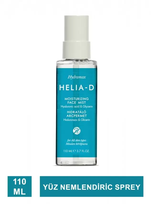 Outlet - Helia-D Hydramax Yüz Nemlendirici Spreyi/ Şeffaf Şişe 110 ml - 1