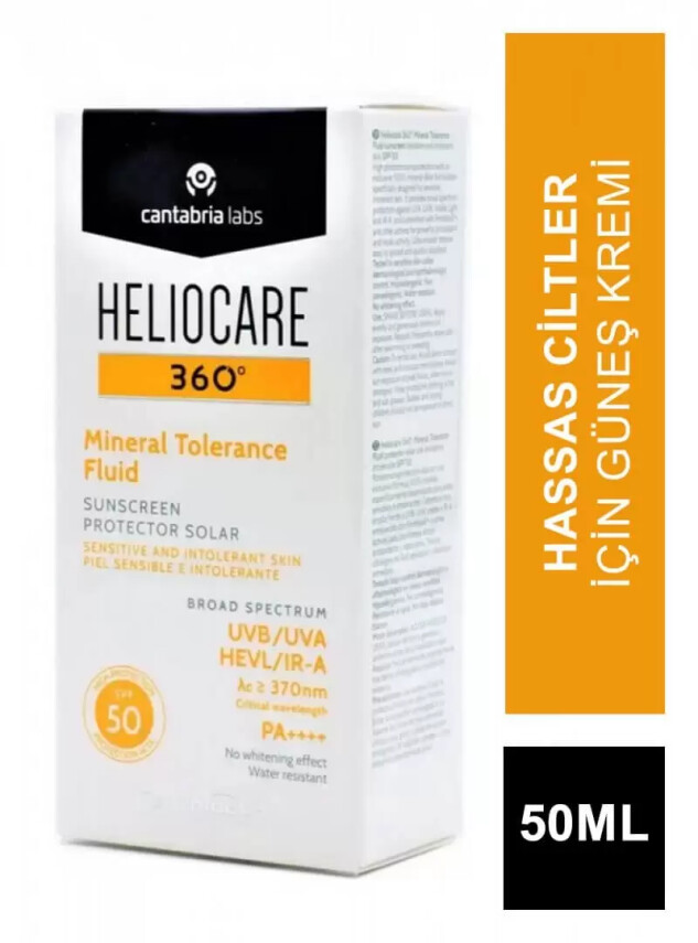 Outlet - Heliocare 360 Mineral Tolerance Fluid SPF50+ 50 ml - Outlet