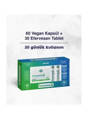 OUTLET - Hünnap Minvalis Fitozome Form ve Diyet Seti - 60 Kapsül + 30 Efervesan Tablet - Hünnap