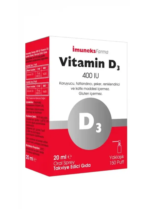 Outlet - Imuneks Vitamin D3 400 IU 20 ml - 1