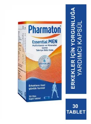 Outlet - Pharmaton Essential Men Takviye Edici Gıda 30 Tablet - Outlet