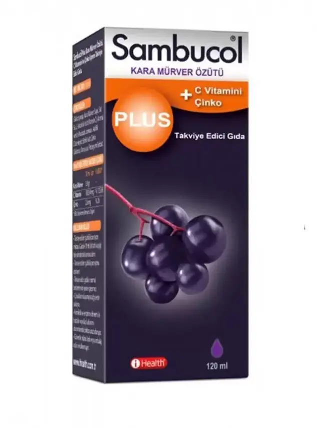 Outlet - Sambucol Plus Likit Şurup 120ml - 1
