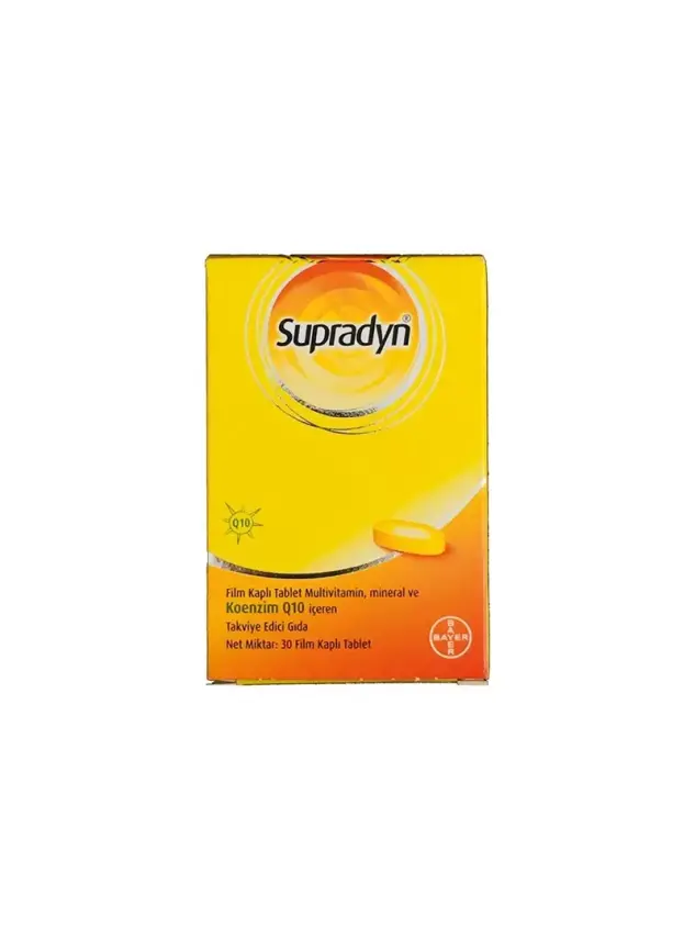 Outlet - Supradyn Koenzim Q10 Multivitamin 30 Tablet - 1