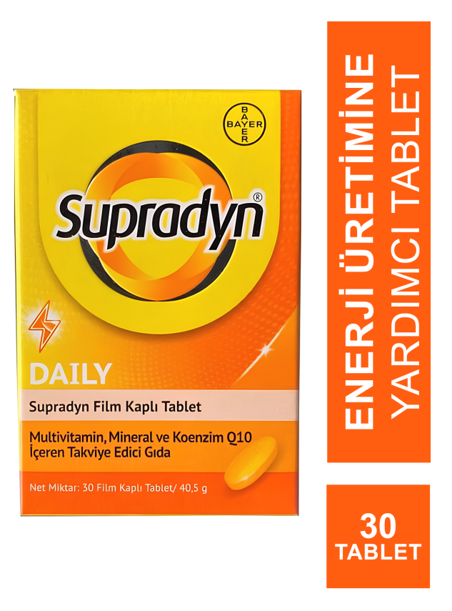 Outlet - Supradyn Koenzim Q10 Multivitamin 30 Tablet - 1