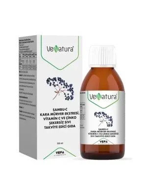 OUTLET - VeNatura Sambu-C Kara Mürver Ekstresi Takviye Edici Gıda 150 ml - 1