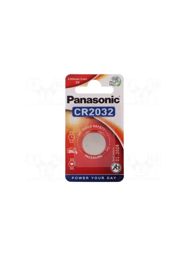 Panasonic CR2032 Lithium Coin 3V Pil - 1