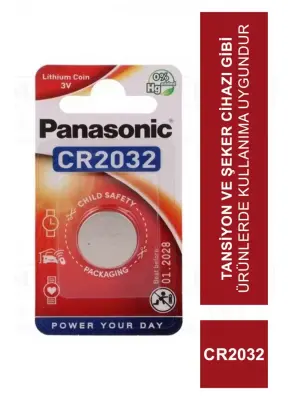 Panasonic CR2032 Lithium Coin 3V Pil - 2