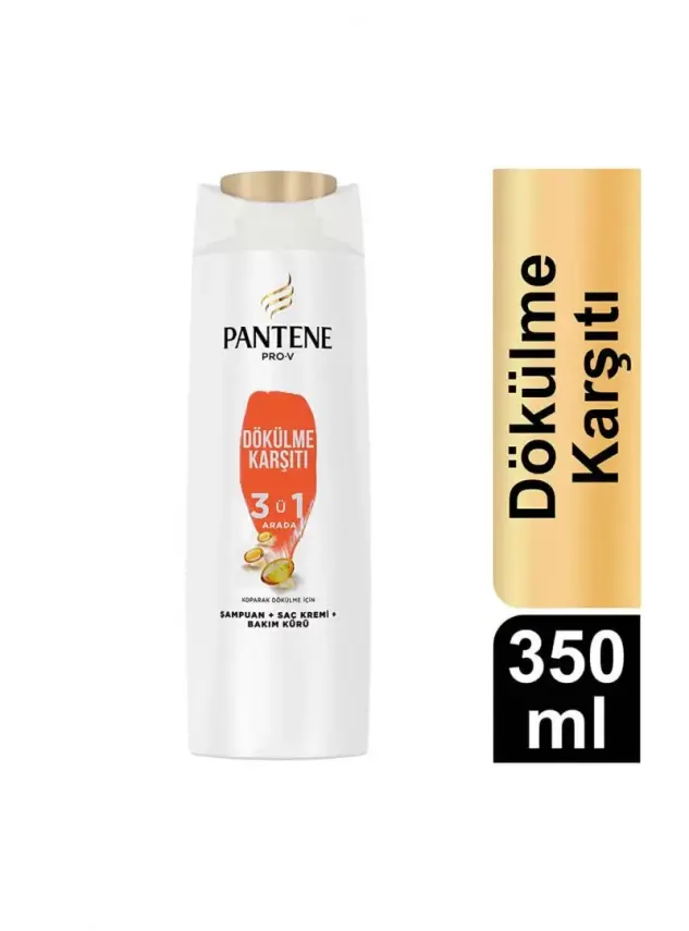 Pantene Pro-V 3'ü 1 Arada Dökülme Karşıtı Şampuan 350 ml - 1