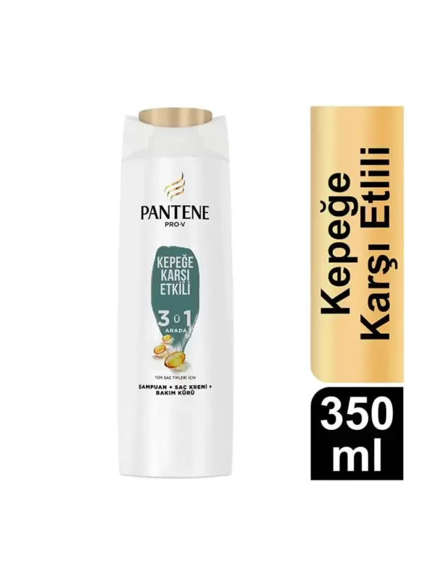Pantene Pro-V 3'ü 1 Arada Kepeğe Karşı Etkili Şampuan 350 ml - 1