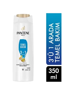 Pantene Pro-V 3'ü 1 Arada Temel Bakım Şampuanı 350 ml - Pantene