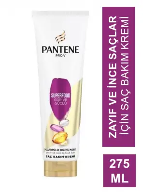 Pantene Pro-V Superfood Gür ve Güçlü Saç Bakım Kremi 275 ml - 2