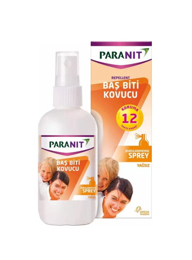 Paranit Baş Biti Kovucu Durulanmayan Yağsız Sprey 100 ml - Paranit