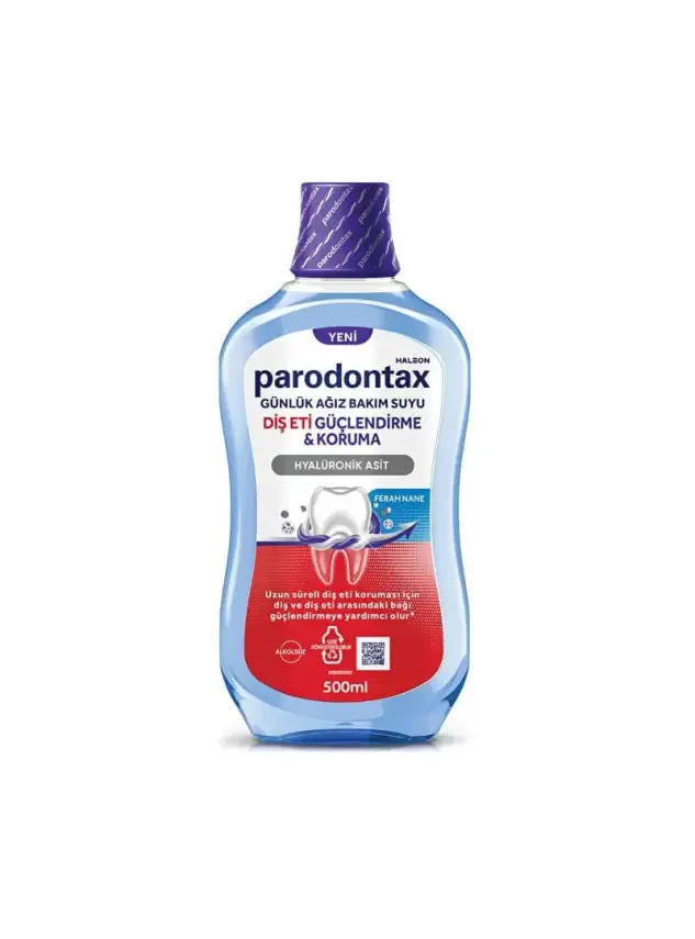 Parodontax Ağız Bakım Suyu Diş Eti Güçlendirme & Koruma 500 ml - 1