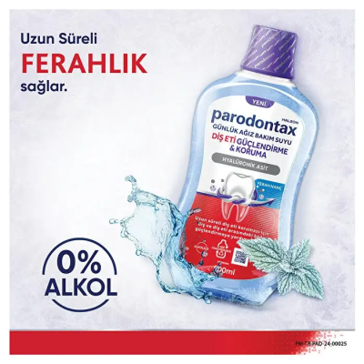 Parodontax Ağız Bakım Suyu Diş Eti Güçlendirme & Koruma 500 ml - 3