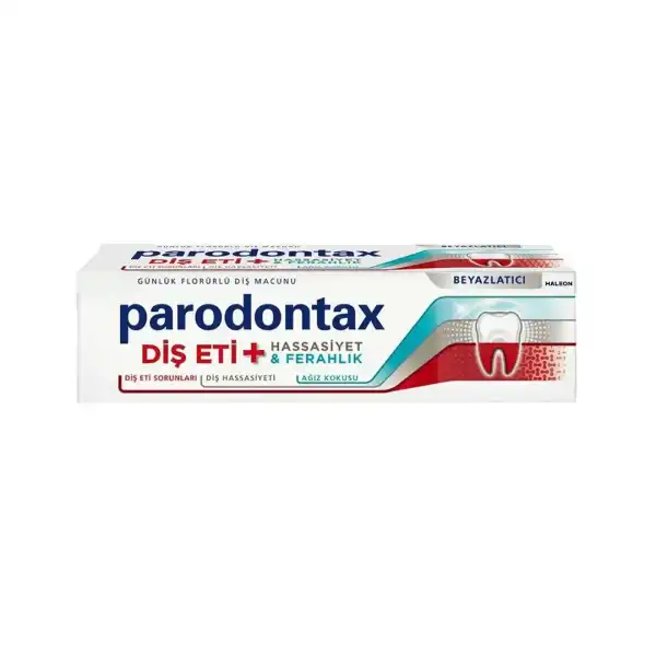 Parodontax Diş Eti & Hassasiyet & Ferahlık & Beyazlatıcı Diş Macunu 75ml - 2