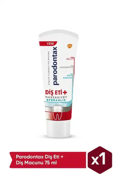 Parodontax Diş Eti & Hassasiyet & Ferahlık Diş Macunu 75ml - 1
