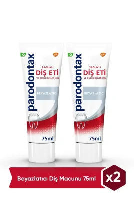 Parodontax Diş Macunu Beyazlatıcı Whitening 75ml+75ml 2 Adet - Parodontax