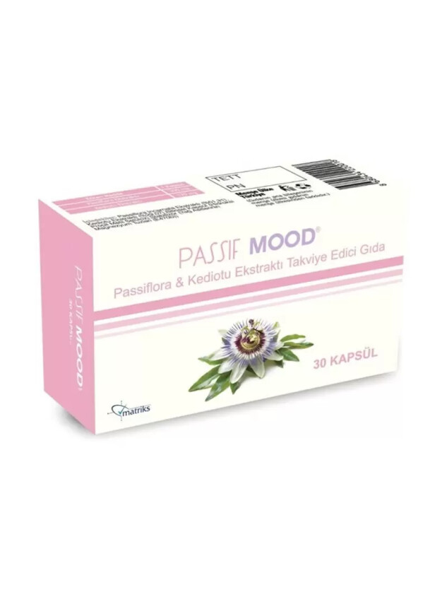 Passif Mood Passiflora Ekstraktı Takviye Edici Gıda 30 Kapsül - Matriks İlac