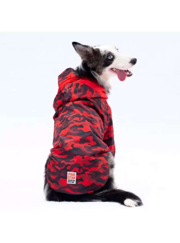 Paw Star 24565 Kırmızı Dijon Büyük Irk Yağmurluk - Paw Star