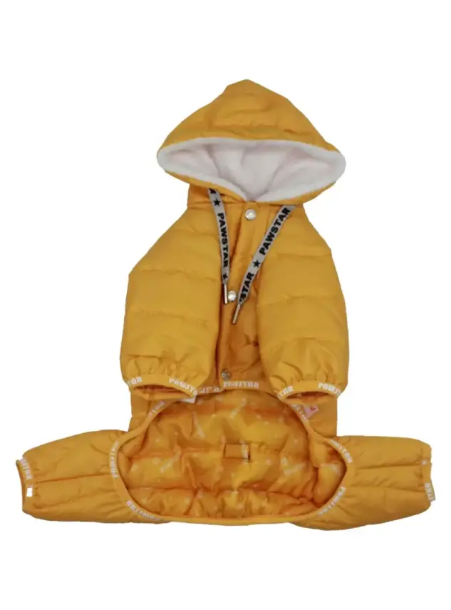 Paw Star Yellow Sport Big Köpek Yağmurluk 4XL - 1