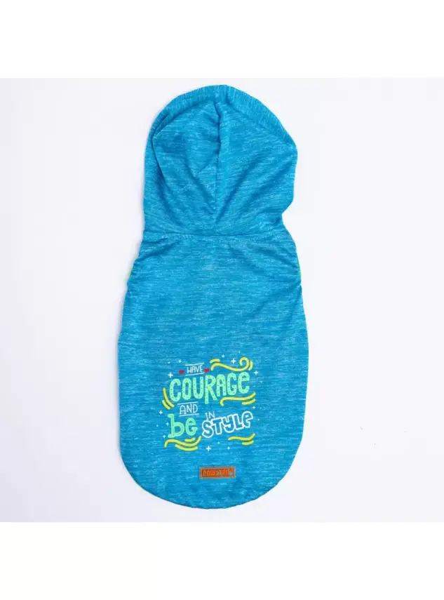 Pawstar Blue Style Hooded T-shirt - 1