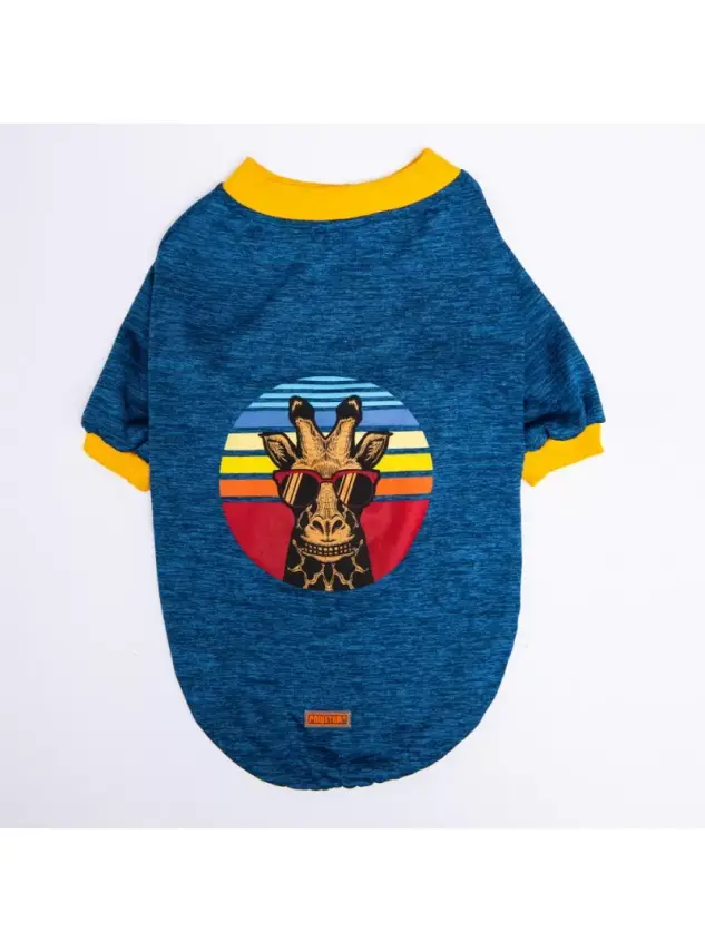 Pawstar Dark Blue Giraffe Big Sweat - 1