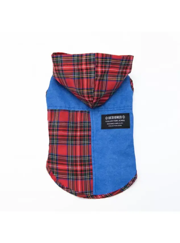 Pawstar Denim & Plaid Shirt - 1