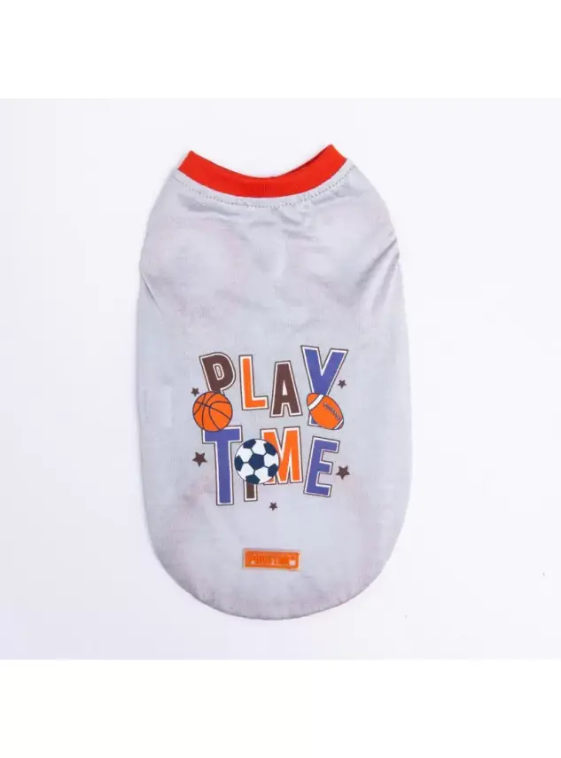 Pawstar Grey Sporty T-shirt - 1