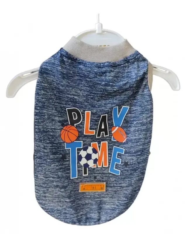 Pawstar Navy Blue Sporty T-shirt - 1