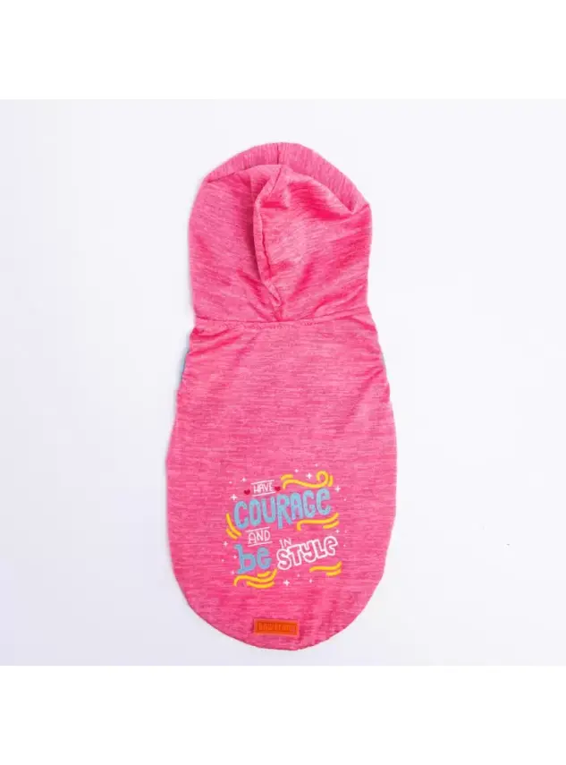 Pawstar Pink Style Hooded T-shirt - 1