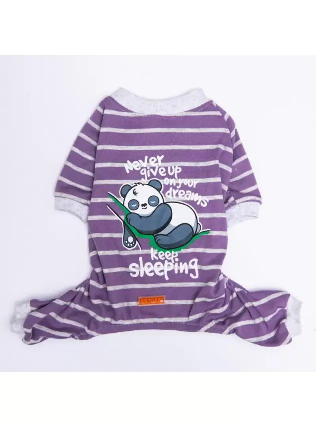 Pawstar Purple Sleeper Pyjamas - 1