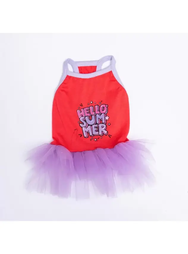 Pawstar Vermilion Hello Summer Dress - 1