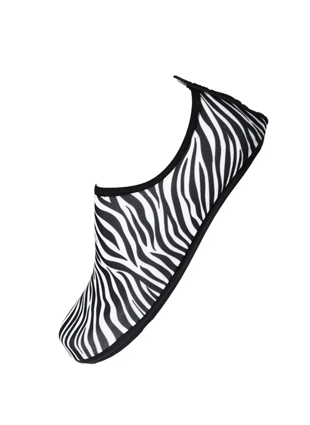 Peluche Kadın Deniz Ayakkabısı - Zebra - 2