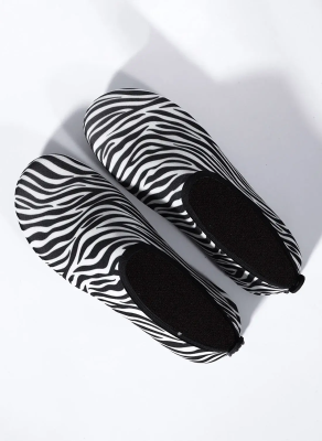 Peluche Kadın Deniz Ayakkabısı - Zebra - 1