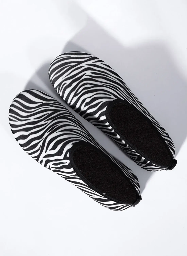 Peluche Kadın Deniz Ayakkabısı - Zebra - 1