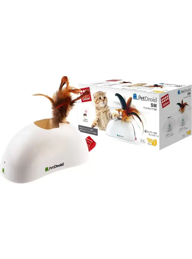 Pet Droid Hareket Sensörlü-Doğal Tüylü Kedi Oyuncağı - 1