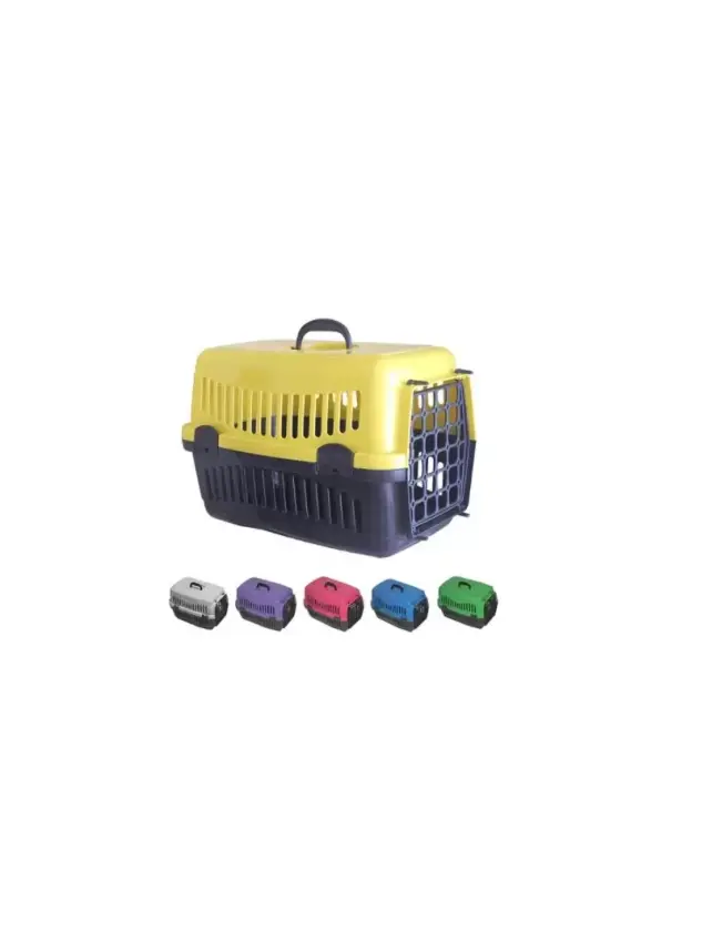 Pet Style Plastik Kapılı Taşıma Kabı Büyük Boy - 1