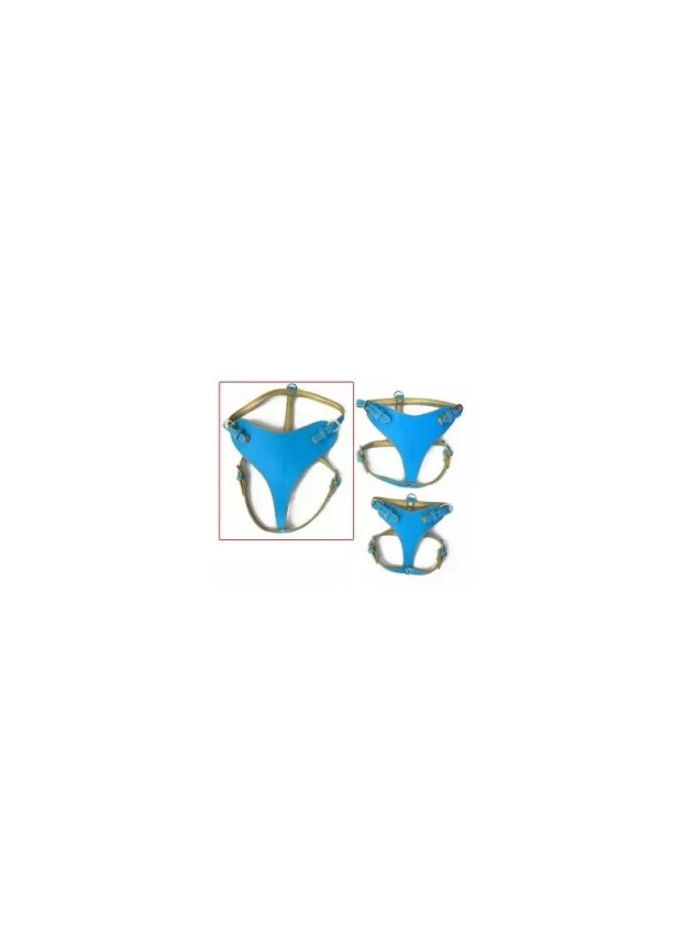 Petningbo Üçgen Deri Köpek Göğüs Tasması - Ans