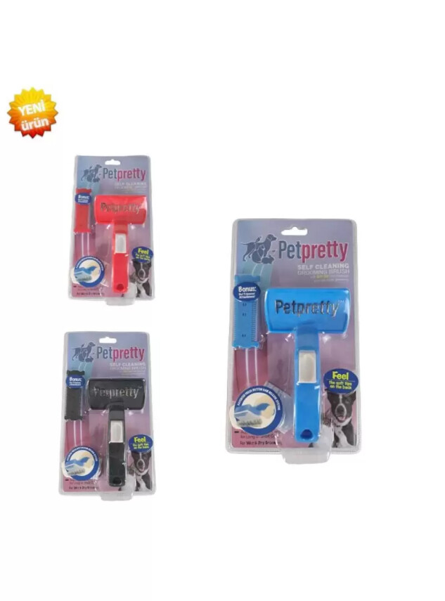 Petpretty Self Cleanıng Tarak - Pet Pretty