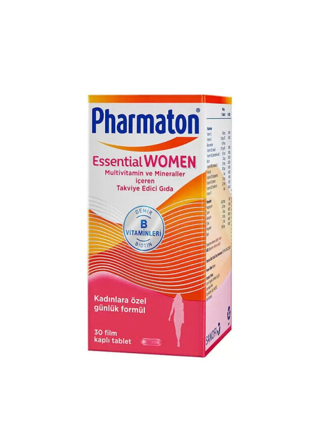 Pharmaton Essential Women Takviye Edici Gıda 30 Tablet - Pharmaton
