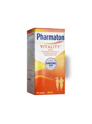 Outlet - Pharmaton Vitality Multivitamin 30 Tablet - Takviye Edici Gıda - Outlet
