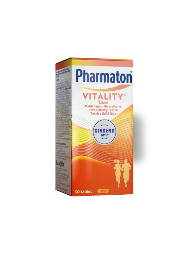 Pharmaton Vitality Multivitamin 30 Tablet - Takviye Edici Gıda - 1